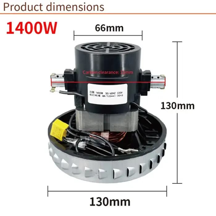 Moteur d'aspirateur A52Q-1400W