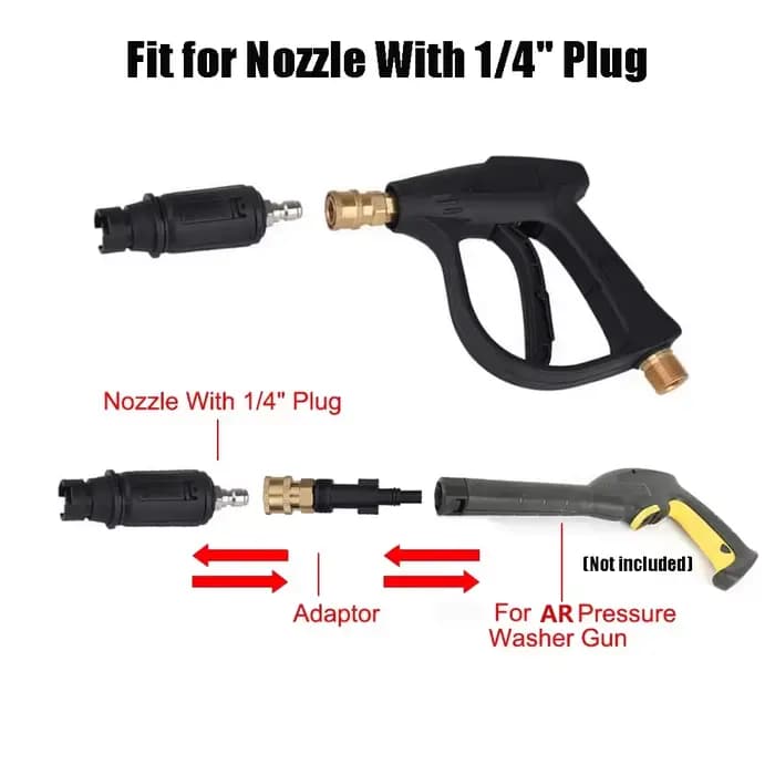 Adaptateur de pistolet à eau haute pression pour AR Blue Clean/Black Decker