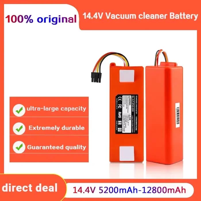 Batterie de remplacement pour aspirateur robot Xiaomi Roborock S55 S60 S65 S50 S51 S5 MAX S6