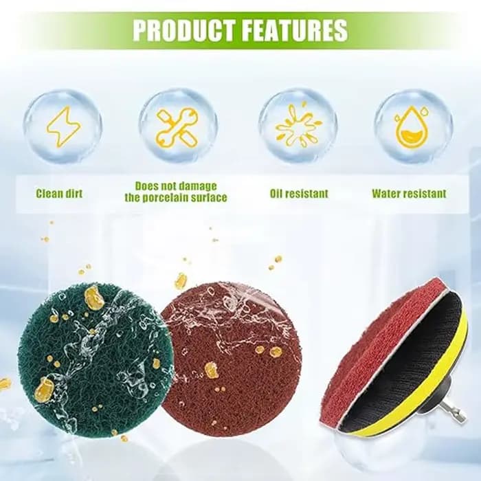 Kit de brosses pour perceuse électrique de voiture