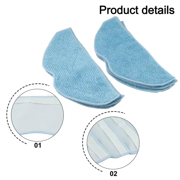 Chiffons de vadrouille en microfibre pour aspirateur EZVIZ RE4/RE4 Plus/RE5/RE5 Plus
