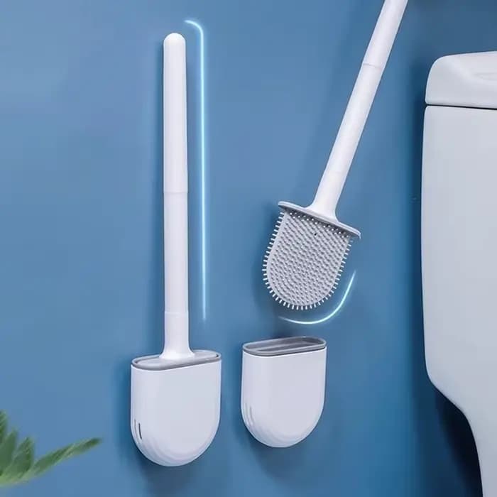 1 brosse de toilette à Long manche tenture murale