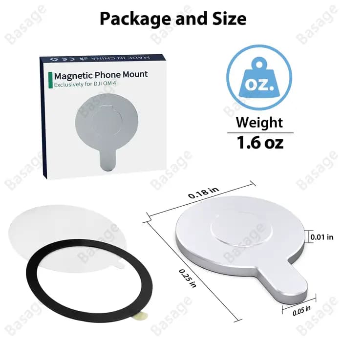 Adaptateur magnétique support de téléphone portable stabilisateur portatif accessoires à dégagement rapide pour DJI Osmo OM6 OM5 OM4 cardan pour Magsafe
