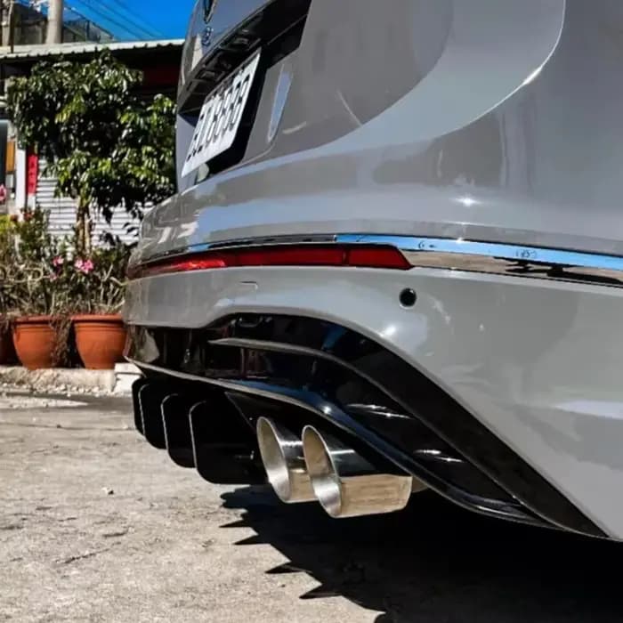 Kit de carrosserie de séparateur de lèvre de diffuseur de pare-chocs arrière, pour Volkswagen VW Tiguan R/R-line/standard 2017 2018 2019 2020 2021 2022 2023 2024