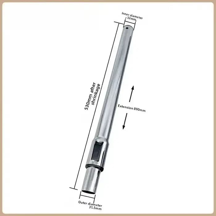 Tube d'aspirateur universel adapté à la plupart des modèles