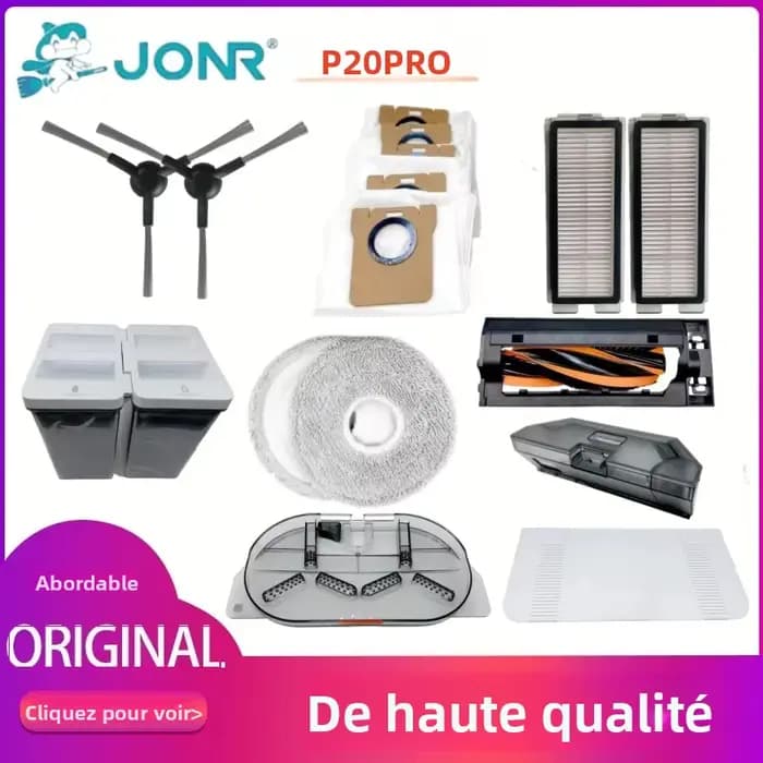 JONR Original P20 Pro Robot aspirateur brosse latérale rouleau principal