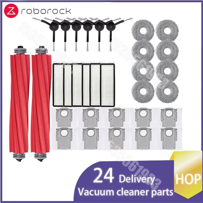 Roborock Q Revo P10 A7400RR Robot aspirateur accessoire brosse latérale principale filtre Hepa vadrouille tissus sac à poussière pièce de rechange