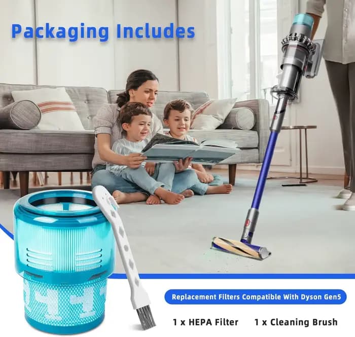 Accessoires de filtre arrière pour aspirateur Dyson Gen5 Detect