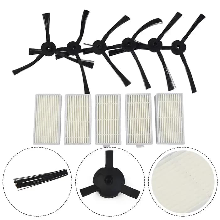 Filtres à brosse latérale pour aspirateur robot Lidl Silver-Crest SSR 3000 A1
