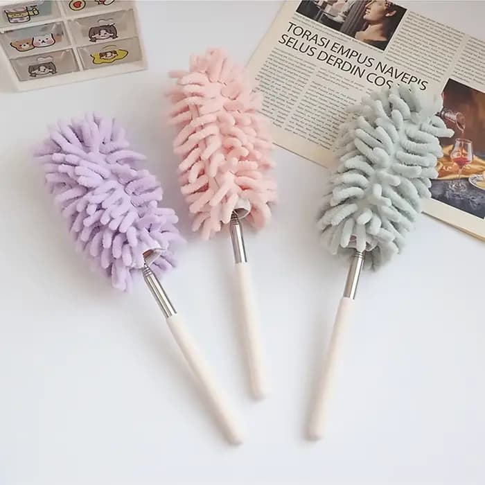1 brosse anti-poussière antistatique rétractable
