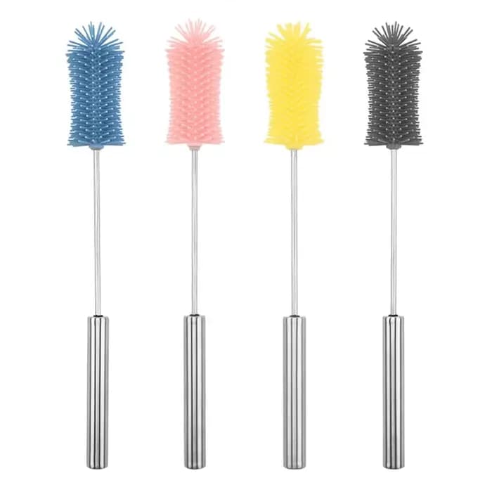 Brosse de nettoyage semi-automatique rotative pour tasses