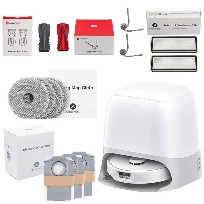 【Optionnel】Accessoires d'origine pour aspirateur robot Roborock Qrevo S5V/Qrevo Curv/Qrevo Curv S5X/Qrevo Edge S5A/P20 Pro