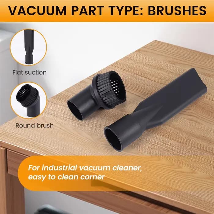 A60I aspirateur industriel brosse ronde et buses plates ensembles intérieur 44mm accessoires d'aspirateur