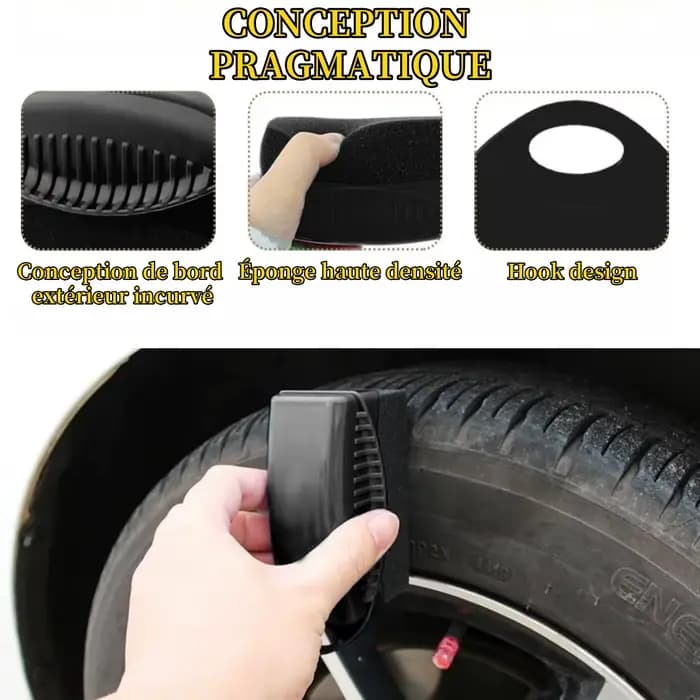 Kit de nettoyage de pneus de voiture