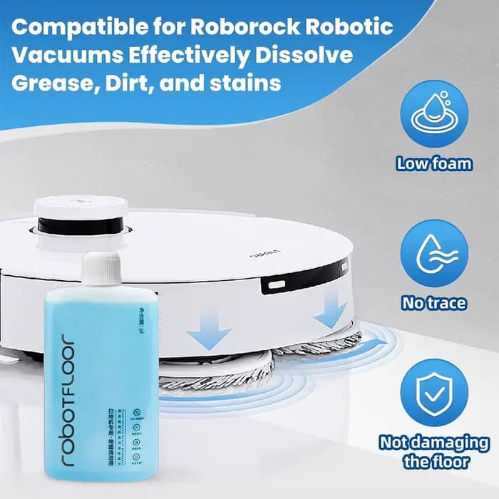 Solution de nettoyage de sol pour aspirateur Roborock S8 Pro Ultra/S8 MaxV Ultra/Q Revo/S7 Max Ultra/S7MaxV Plus