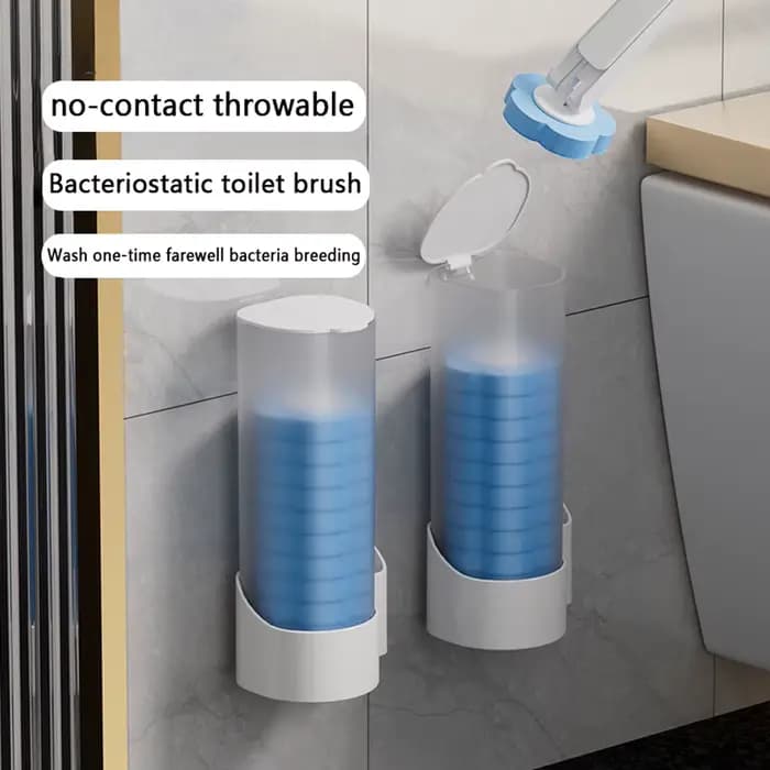 Ensemble de brosses de toilette jetables
