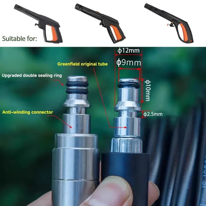 Adaptateur anti-enchevêtrement pour odorà eau haute pression