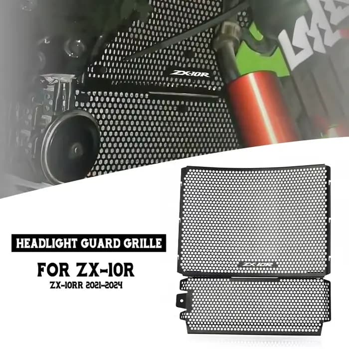 Couvercle de protection de calandre de radiateur, accessoires de moto ZX10RR ZX10R 2025 pour Kawasaki ZX-10R ZX-10RR 2021 – 2024
