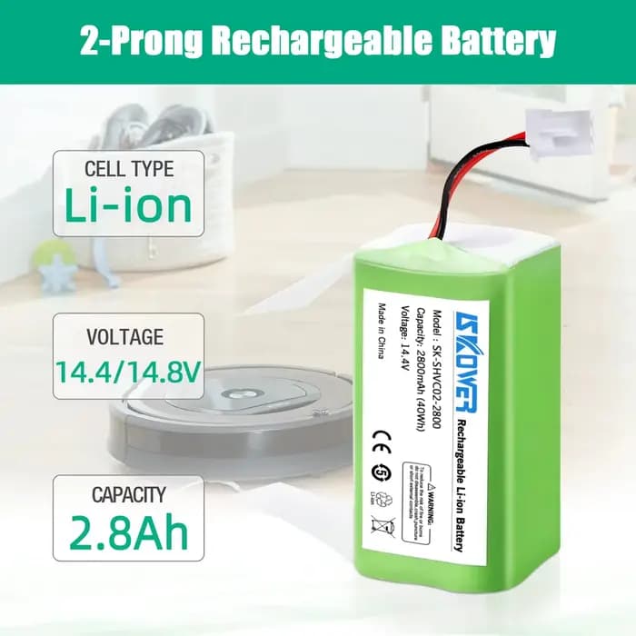 SKOWER RVBAT850 batterie pour Shark Ion Robot RV1001AE R75 R85 R761 RV850 RV1000S RV1000VL RV700_N RV720_N aspirateurs