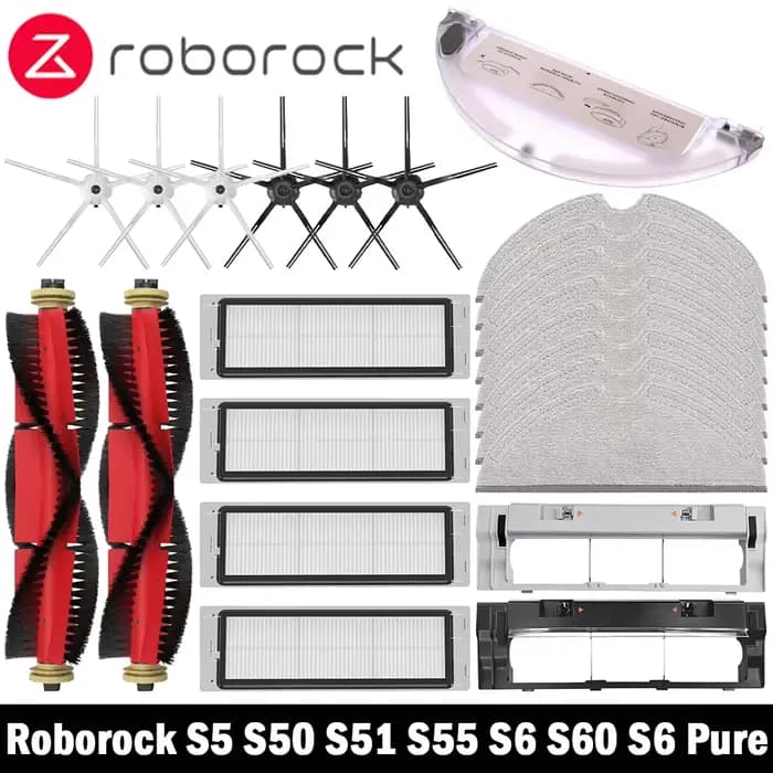 Accessoires pour aspirateur Xiaomi Roborock S5 S50 S51 S55 S6 S60 S6