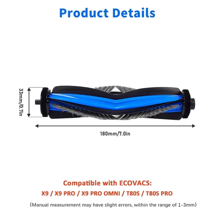 Brosse principale pour aspirateur robot ECOVACS T80S Pro