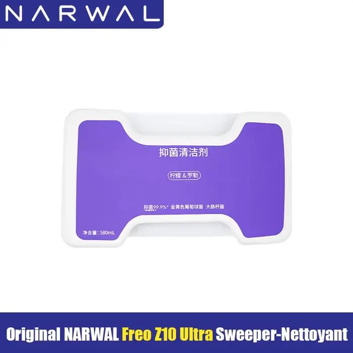 Détergent pour sols Narwal original pour les robots aspirateurs et serpillères Freo Z Ultra/Freo Z10/Freo Z10 Ultra et accessoires