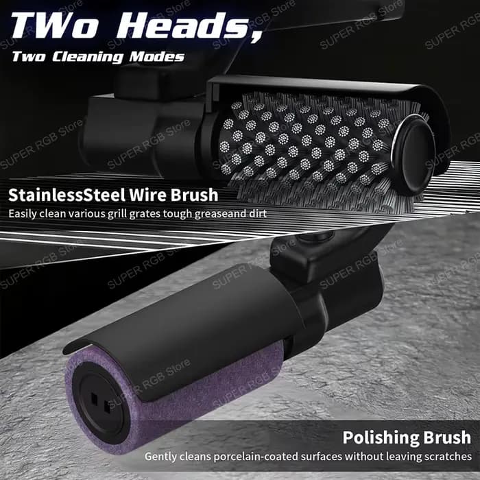 Brosse de nettoyage électrique pour barbecue