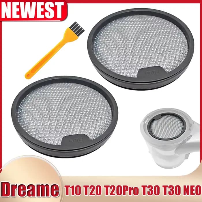 Pièces de rechange pour aspirateur Dreame T10 T20 T30 Xiaomi G9 G10, pré-filtre HEPA durables et lavables