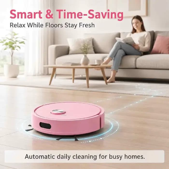Robot aspirateur et serpillière 3-en-1 intelligent pour la maison