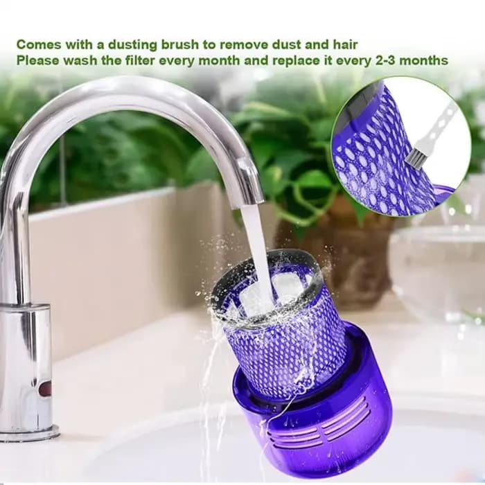 Poubelle de grande taille avec filtre HEPA pour aspirateur Dyson V11 V15 SV14 SV15 SV22