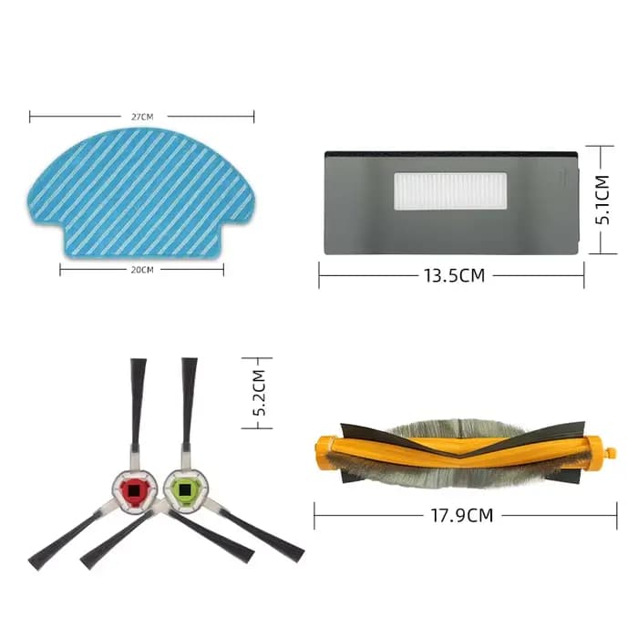 Pour Ecovacs Deebot M80 /M80 Pro DT85 DT83 DM81 DM85 Robot aspirateur brosse latérale principale filtre Hepa tissus de vadrouille accessoires de chiffon