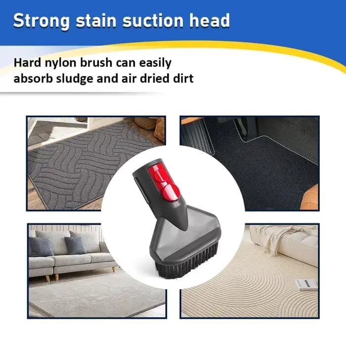 Tête de brosse multifonctionnelle à poils rigides pour Dyson V7 V8 V10 V11 V12 V15