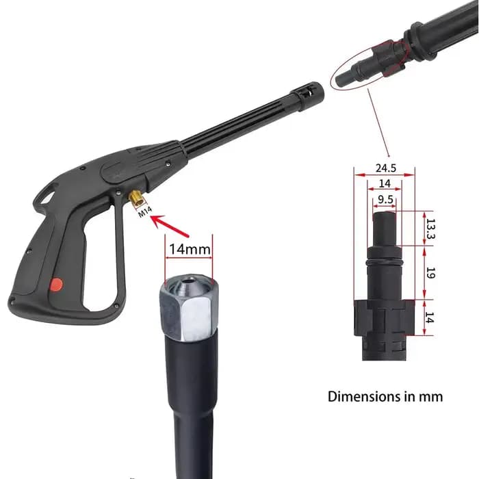 Pistolet de Pulvérisation à Haute Pression pour Lavor Champion HPiedmont Kolner
