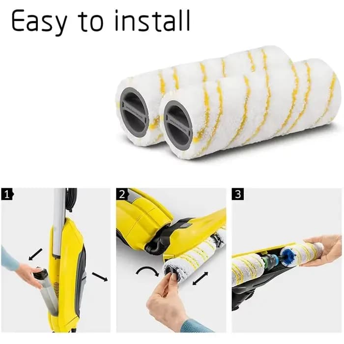 Brosse à rouleau lavable pour nettoyeur de sol électrique Karcher FC5 FC7 FC3 FC3D