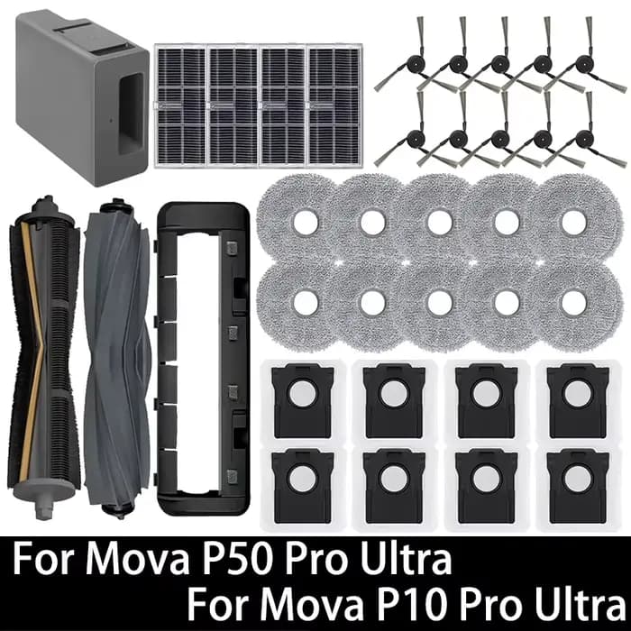Pièces détachées pour robot aspirateur Mova P50 Pro Ultra