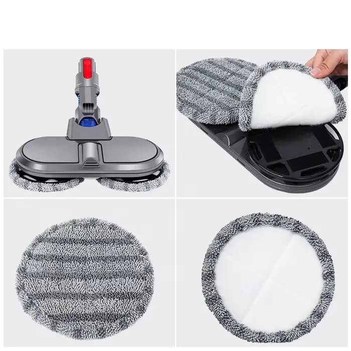 Chiffon de nettoyage en microfibre pour aspirateur Samsung Jet90. Accessoires pour balai électrique : Tête de brosse et