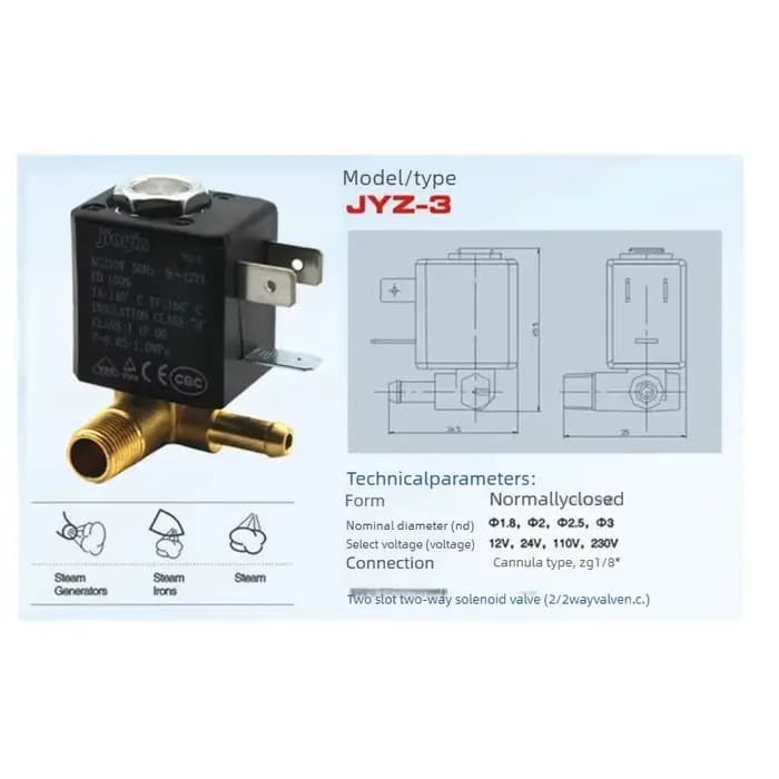 Vanne solénoïde JYZ-3 220V