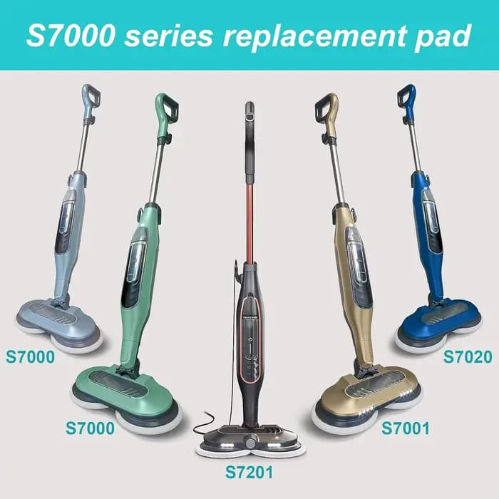 Paquet de 8 tampons de vadrouille à vapeur pour Shark S8201 S8001 S7001 S7201 S7000AMZ S7000 S7005 S7020 S7001C