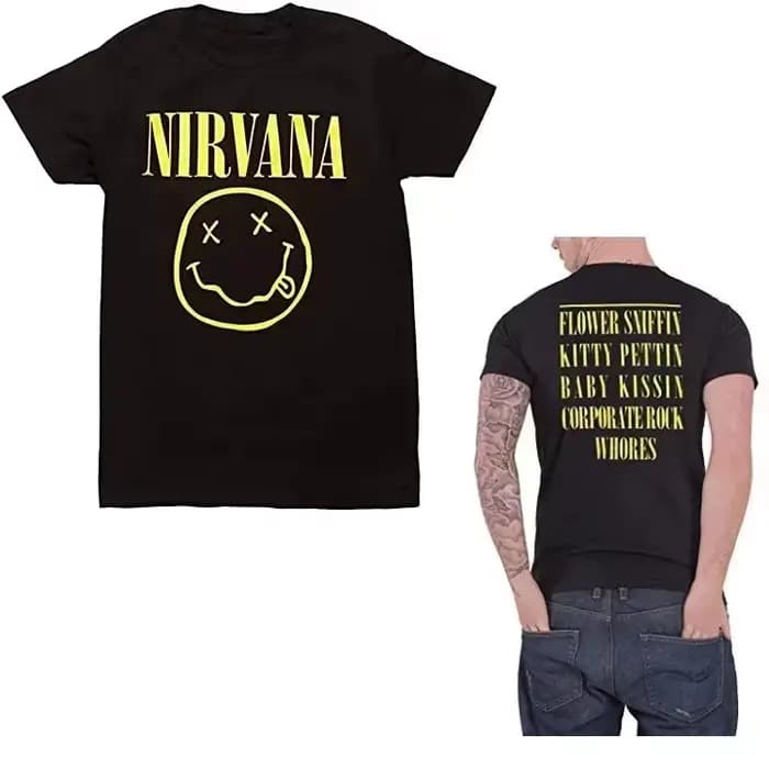 T-shirt Homme Nirvana in Utero Album – Édition Limitée Luxe Y2K Unisexe – Collection Été 2026