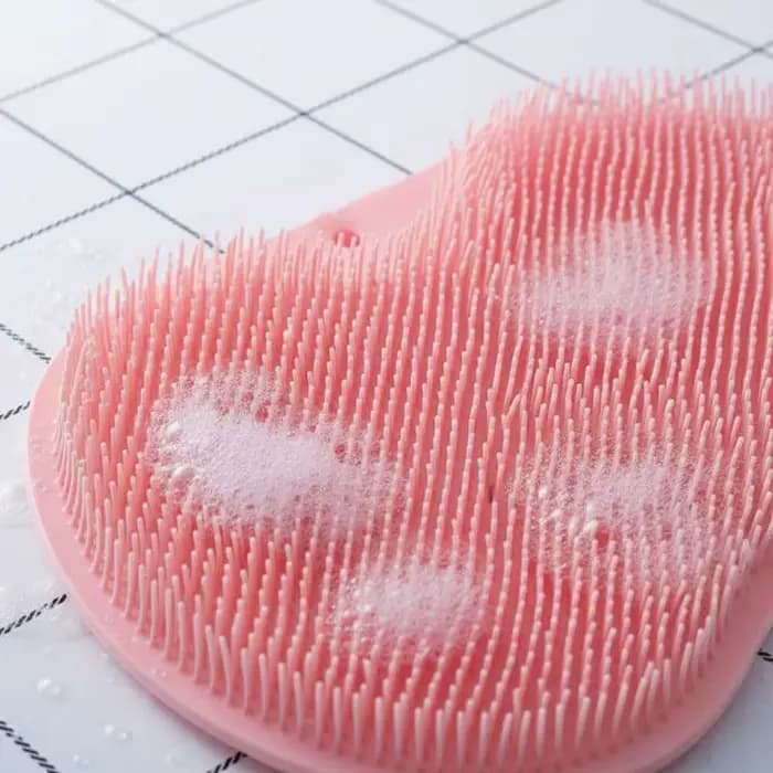 Tapis de douche exfoliant pour les pieds et le dos