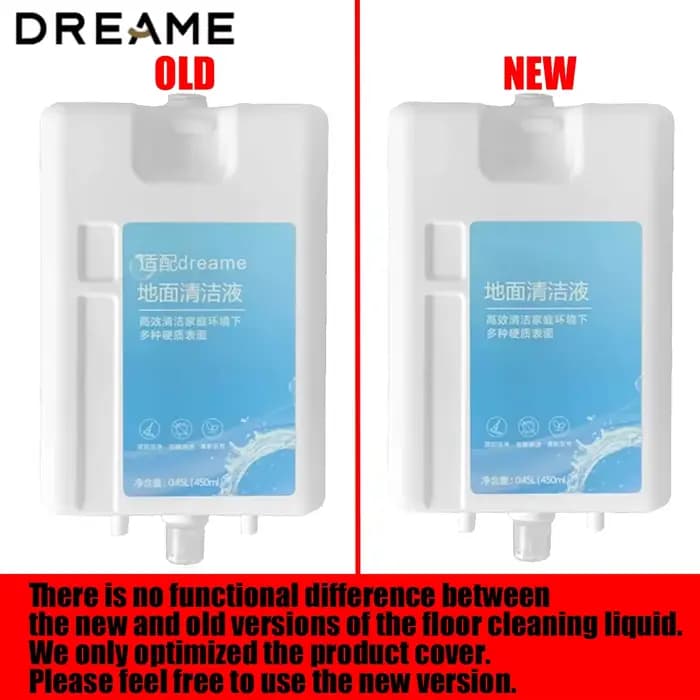 Liquide de nettoyage Dreame pour aspirateurs L20 Ultra/L10 Prime/X10/X20 Pro Plus