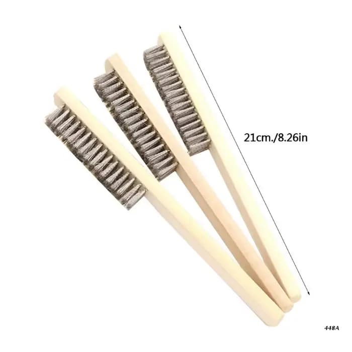 Ensemble de 3 brosses métalliques pour le nettoyage