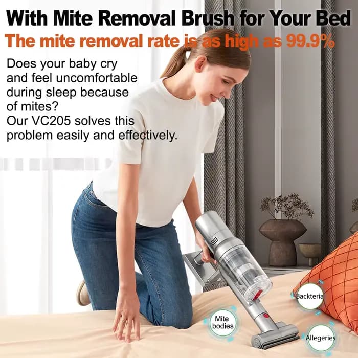 (code promo:NEW888)Aspirateur à Main sans Fil ABIR VC205