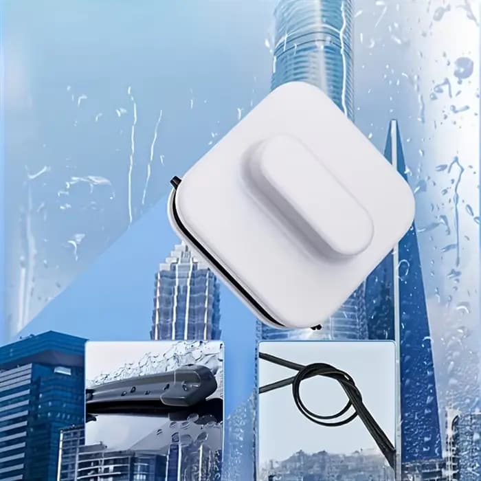 Nettoyeur de vitres magnétique Double face doux pour les bâtiments domestiques pour essuyer l'eau et nettoyer