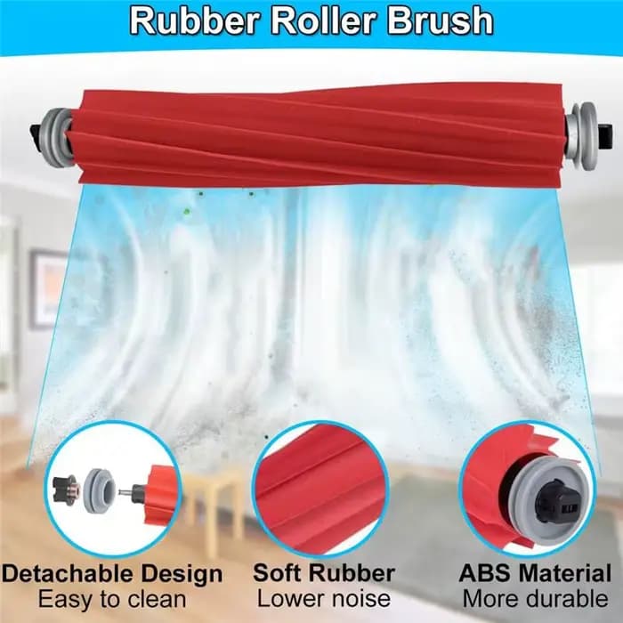 Ensemble d'accessoires de remplacement M02K-For Roborock Q Revo S/Qrevo Maxv/Qrevo Pro/Qrevo Plus pour pièces d'aspirateur robot