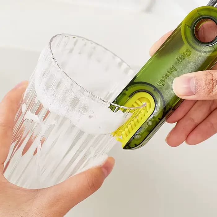 Lamgool 3 en 1 brosse de nettoyage d'écart de bouteille