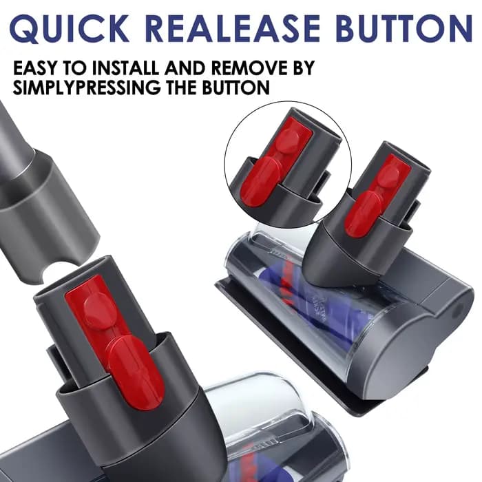 Tête de brosse motorisée anti-emmêlement pour Dyson V7/V8/V10/V11/V15 – Nettoyage en profondeur des canapés