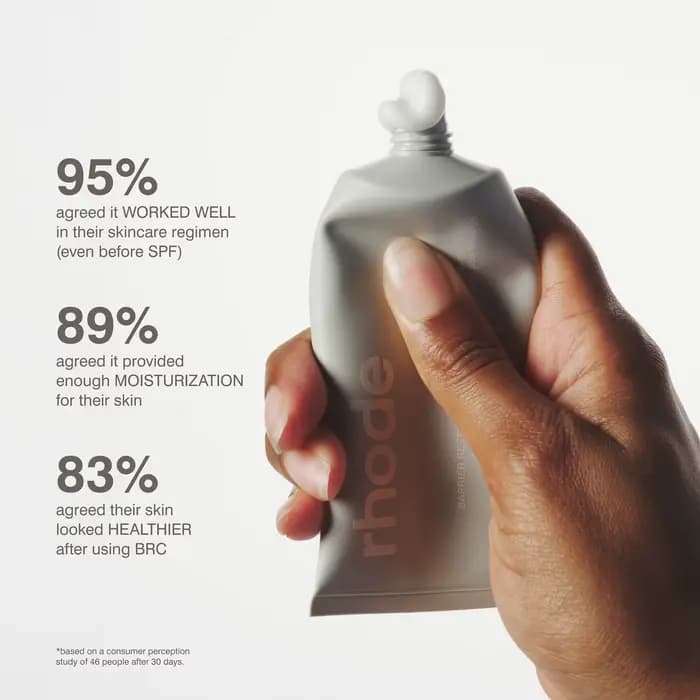 Crème réparatrice Rhode Barrier Restore, hydratant quotidien apaisant pour peaux sensibles, crème réparatrice hydratante pour le visage, pour tous les types de peaux sèches