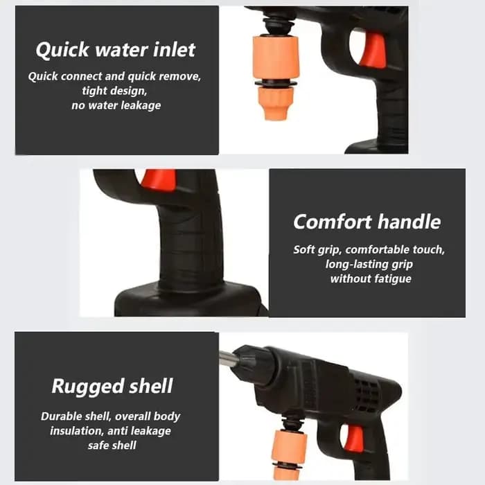 Pistolet de lavage de voiture haute pression sans fil