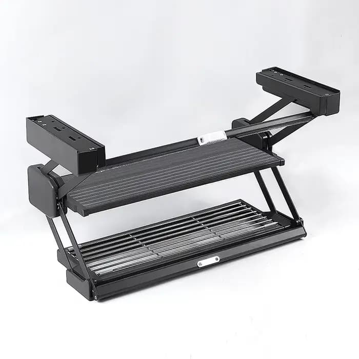 Armoire de cuisine ascenseur panier support de rangement condiments plats tirer vers le bas pliant